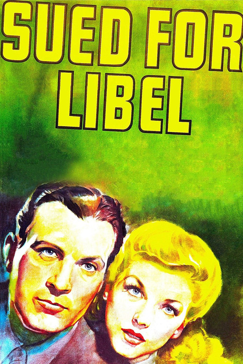 Sued for Libel (1939) poster