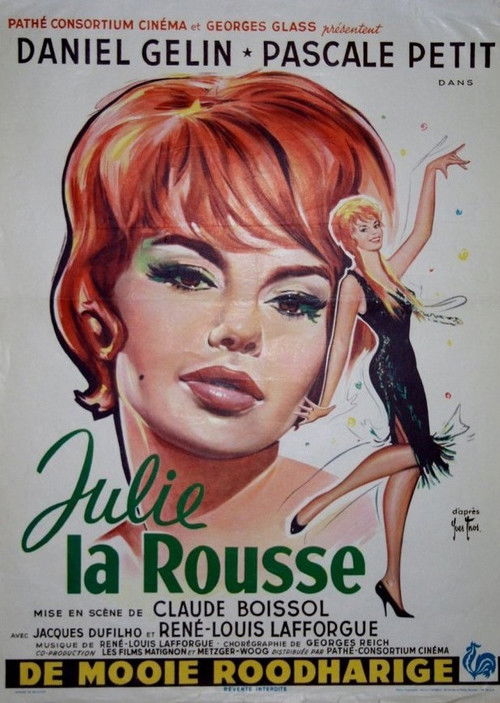 Julie la rousse (1959) poster