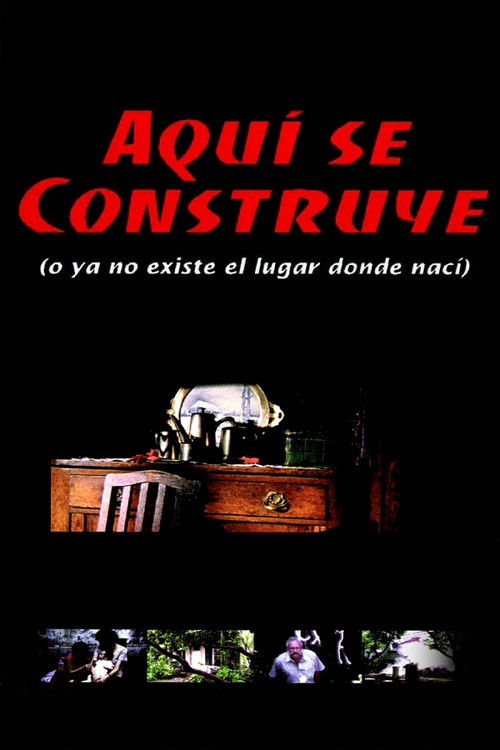 Aquí se construye (o Ya no existe el lugar donde nací) (2000) poster
