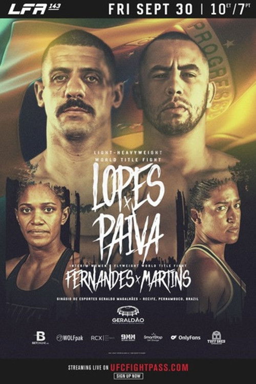 LFA 143: Lopes vs. Paiva (2022) poster