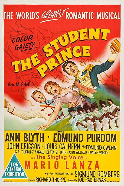 The Student Prince (1954) poster