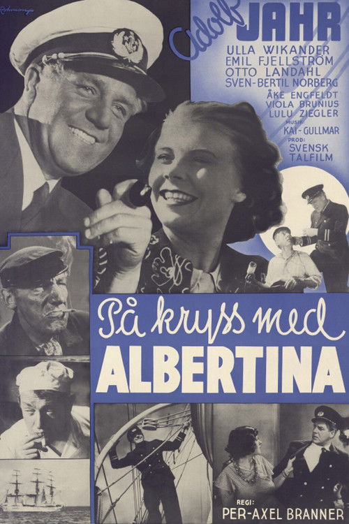 På kryss med Albertina (1938) poster