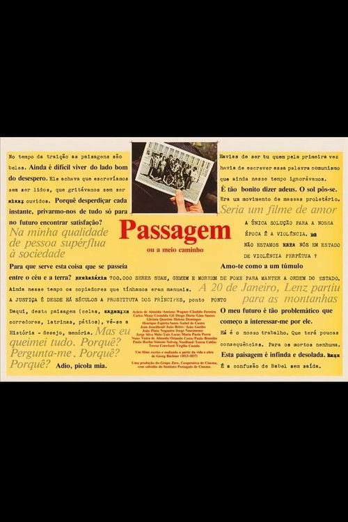 Passagem ou a Meio Caminho (1986) poster