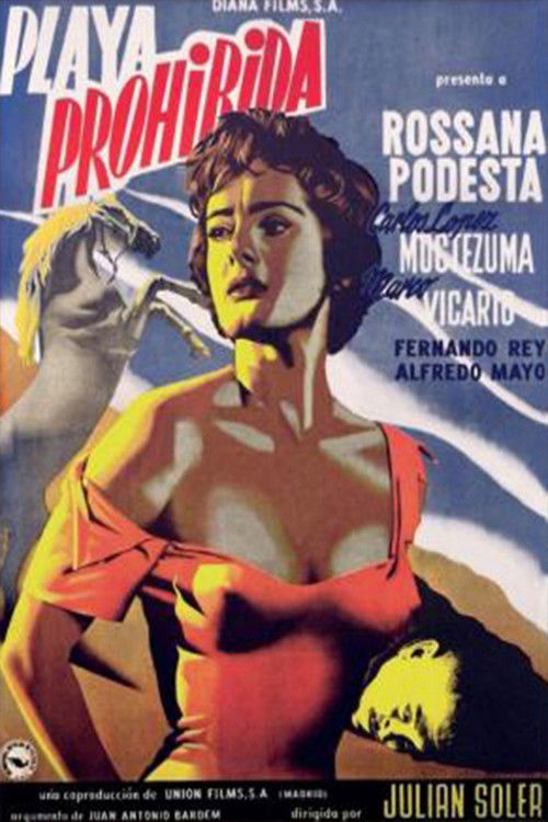 Playa prohibida (1956) poster
