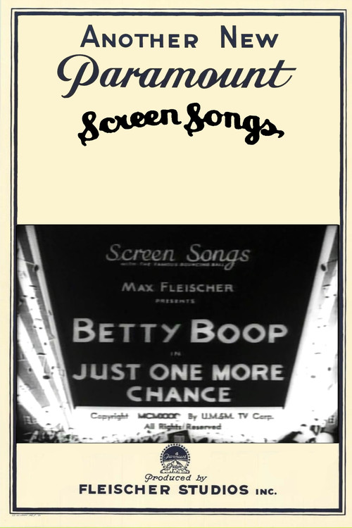 Just One More Chance (1932) poster