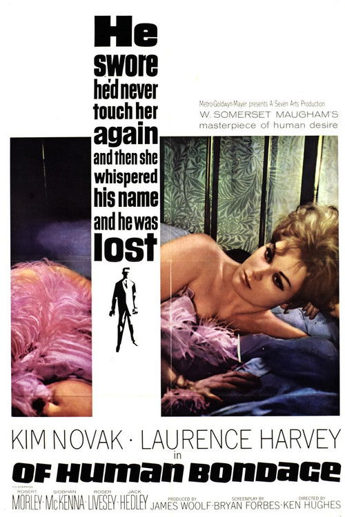 Of Human Bondage (1964) poster