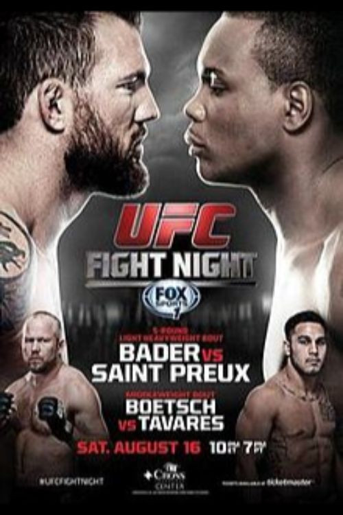 UFC Fight Night 47: Bader vs. St. Preux (2014) poster
