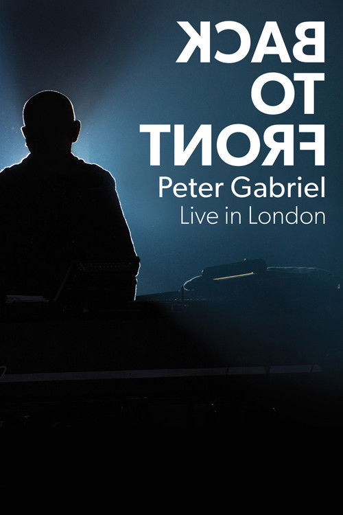 Peter Gabriel - Back to Front (2014) poster