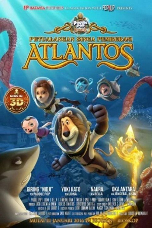 Petualangan Singa Pemberani Atlantos (2016) poster