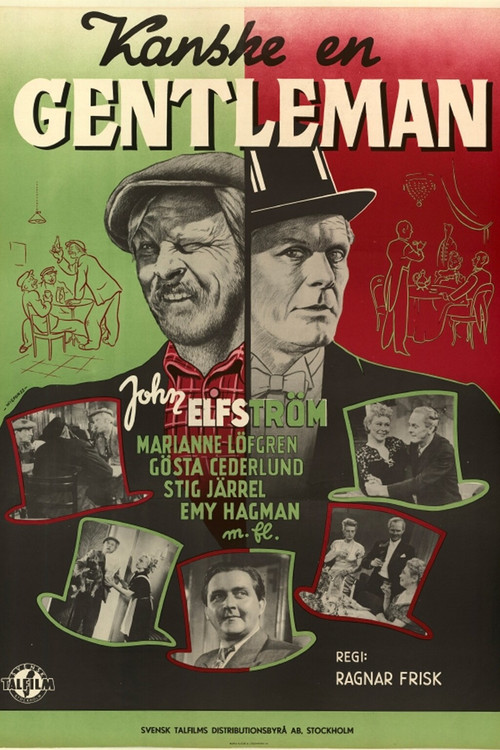 Kanske en gentleman (1950) poster