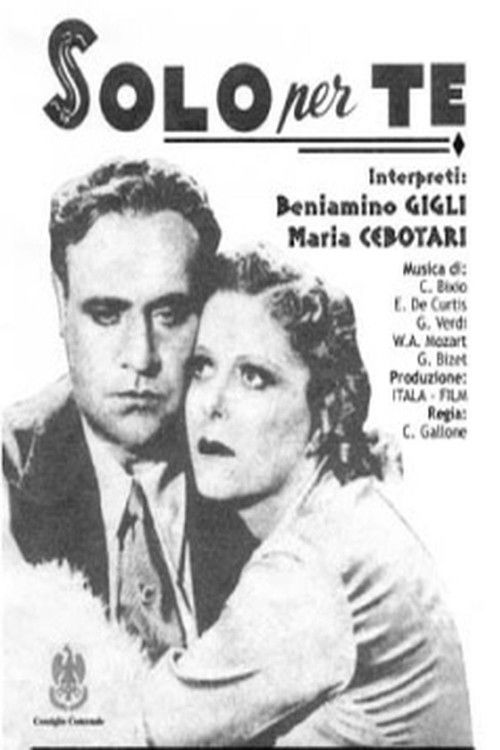Solo per te (1938) poster