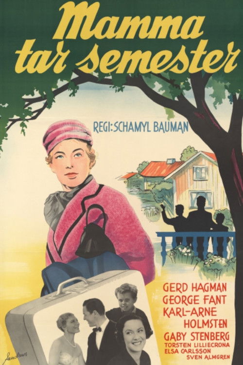 Mamma tar semester (1957) poster