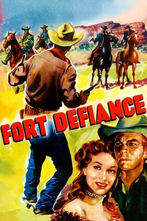 Fort Defiance (1951) poster
