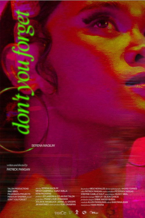 don't you forget (2025) poster