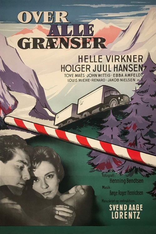 Over alle grænser (1958) poster