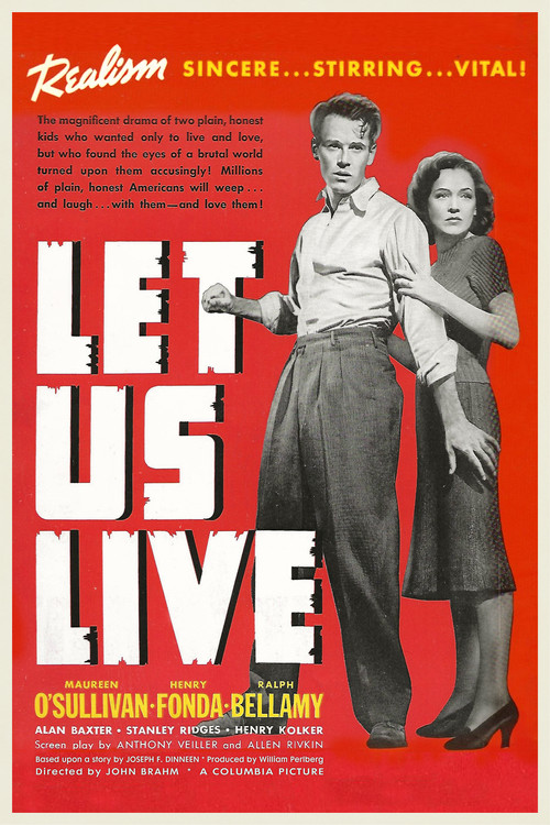 Let Us Live (1939) poster