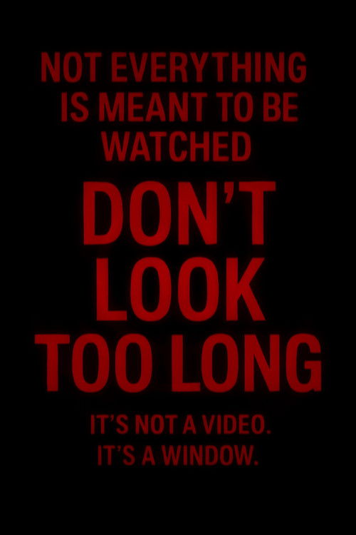 Don't Look Too Long (2025) poster