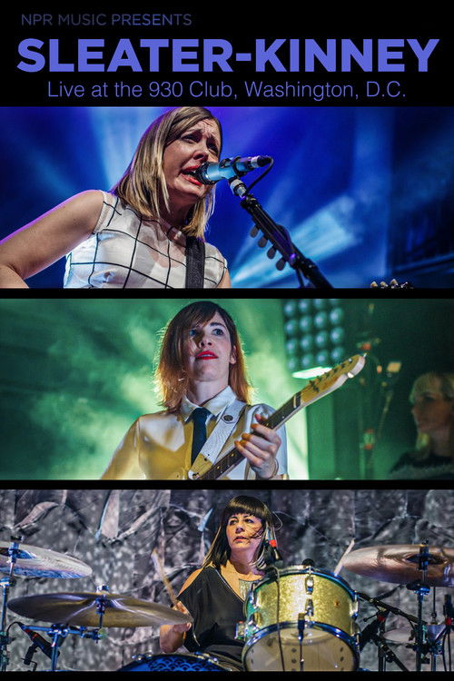 Sleater-Kinney Live in DC (2015) poster