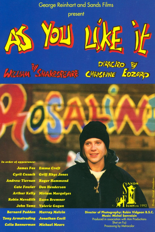 As You Like It (1992) poster