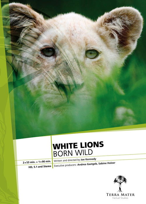 White Lions Born Wild (2012) poster