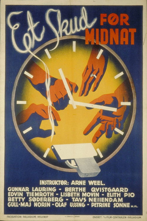 Et skud før midnat (1942) poster