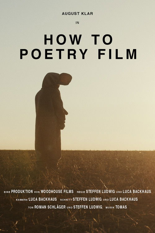 How to Poetry Film (2020) poster
