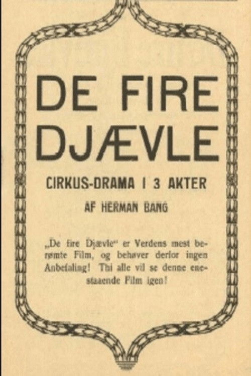 The Four Devils (1911) poster