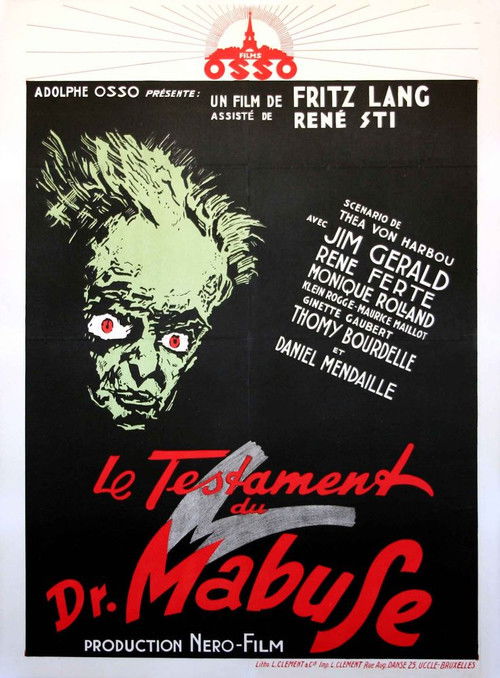 Le testament du docteur Mabuse (1933) poster