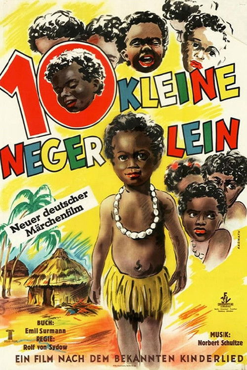 Zehn kleine Negerlein (1954) poster