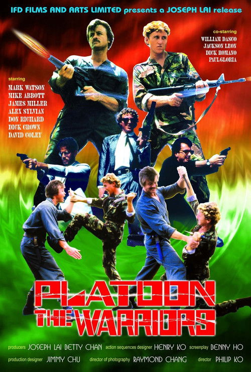 Platoon the Warriors (1988) poster