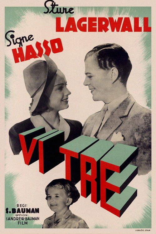 Vi tre (1940) poster