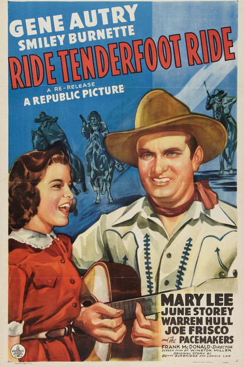 Ride, Tenderfoot, Ride (1940) poster