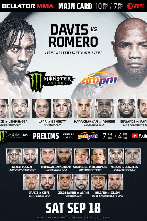 Bellator 266: Davis vs. Romero (2021) poster