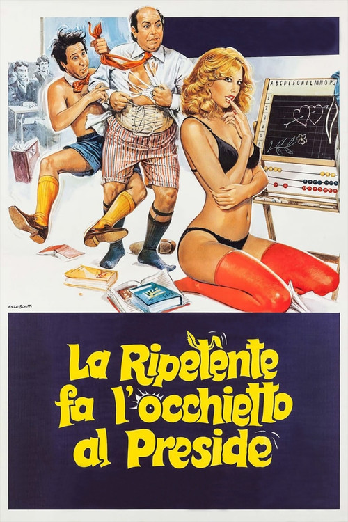 La ripetente fa l'occhietto al preside (1980) poster