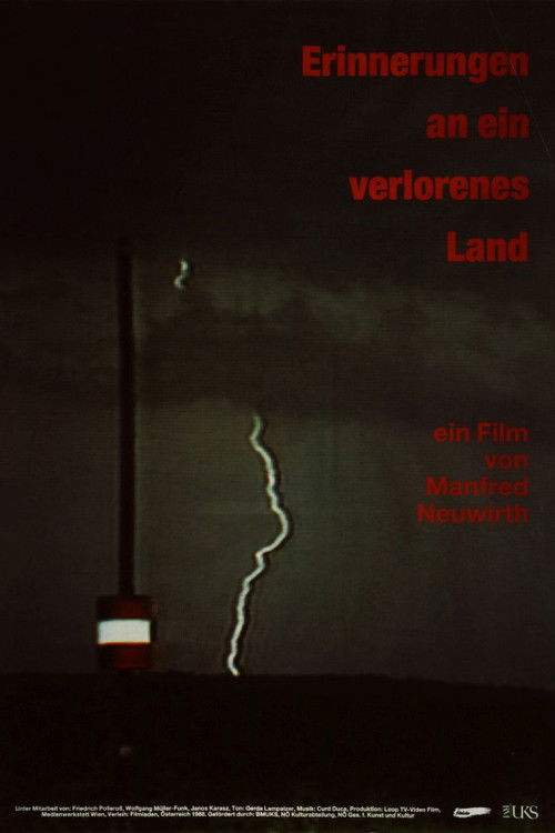 Erinnerungen an ein verlorenes Land (1989) poster