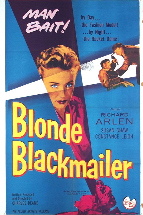 Blonde Blackmailer (1955) poster