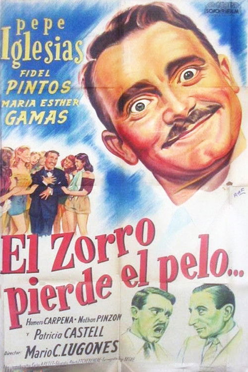 El zorro pierde el pelo (1950) poster