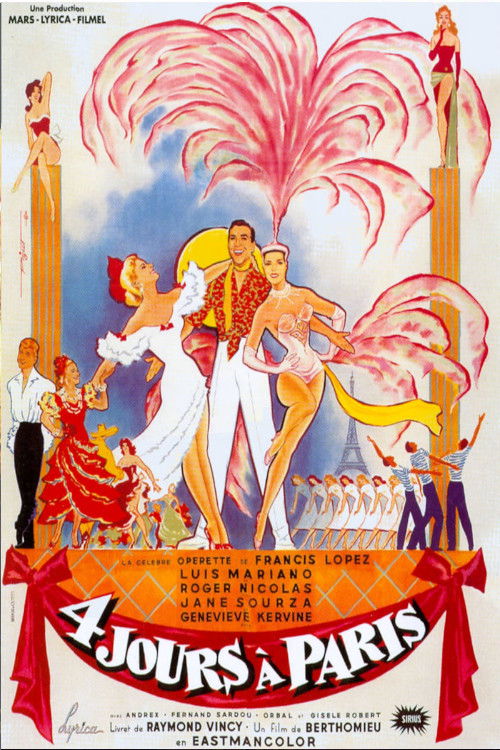 Four Days in Paris (1955) poster