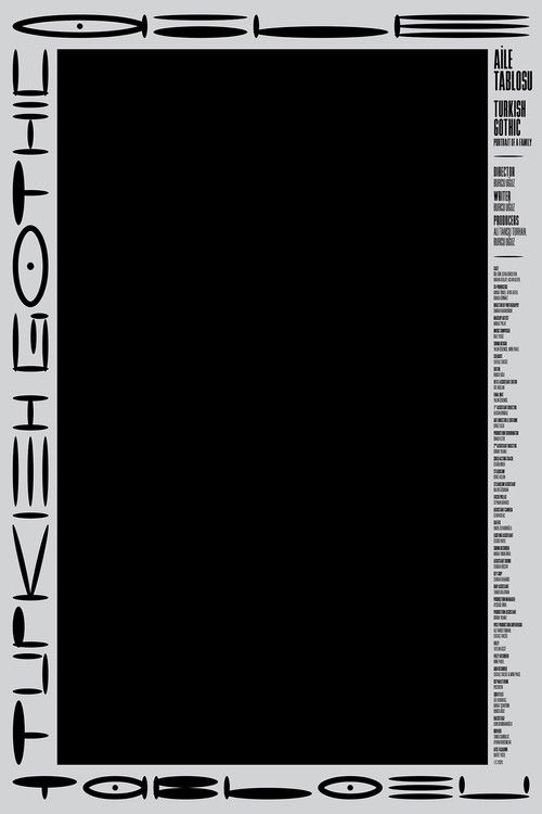 Turkish Gothic: Portrait of a Family (2021) poster