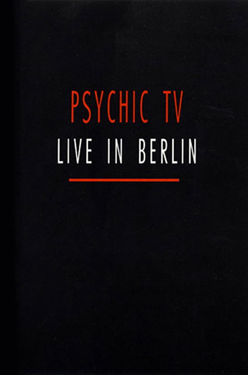 Live in Berlin (1983) poster