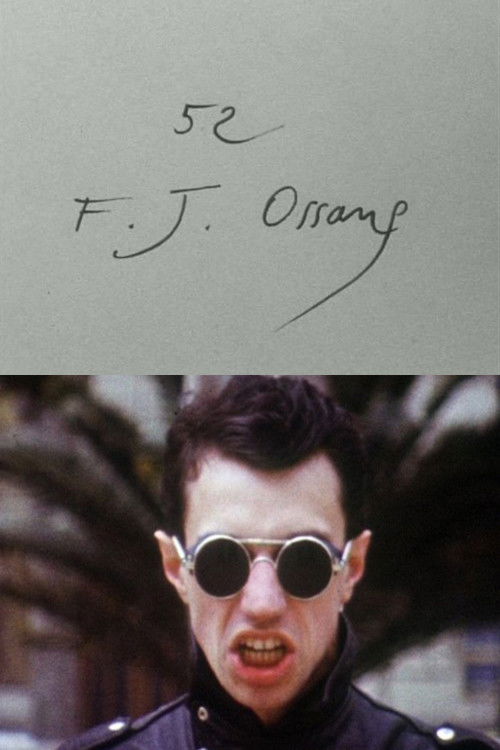 Cinématon n°52 : F.J. Ossang (1979) poster