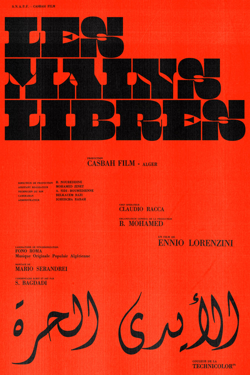 Les Mains Libres (1965) poster
