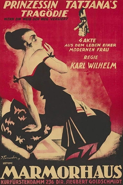 Prinzessin Tatjana's Tragödie (1919) poster