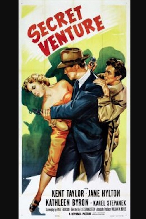 Secret Venture (1955) poster