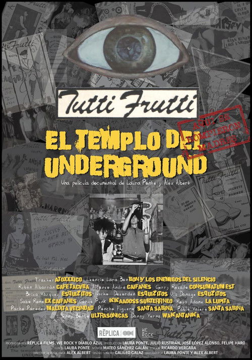 Tutti Frutti: The temple of underground (2022) poster
