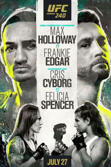 UFC 240: Holloway vs. Edgar (2019) poster