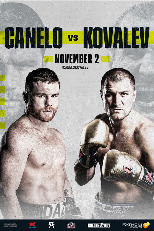 Canelo Alvarez vs. Sergey Kovalev (2019) poster