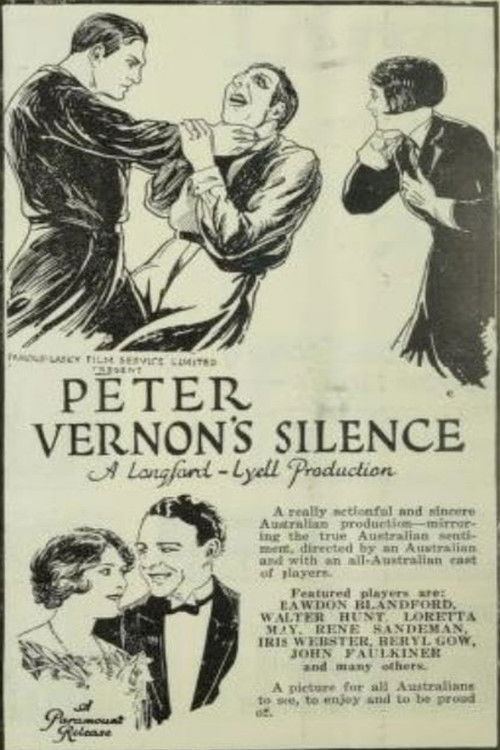 Peter Vernon's Silence (1926) poster