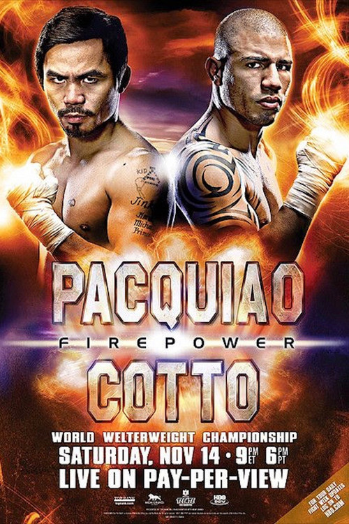 Manny Pacquiao vs. Miguel Cotto (2009) poster