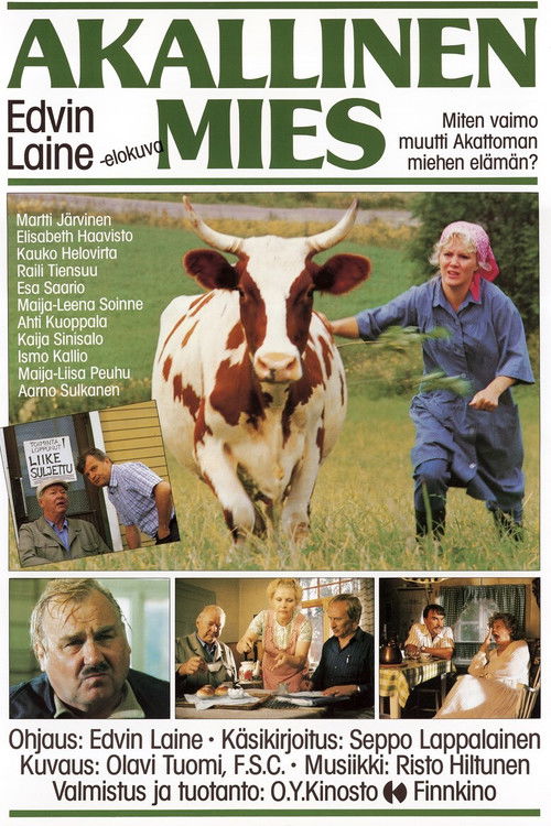 Akallinen mies (1986) poster